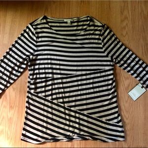 Dana Buchman Striped Top